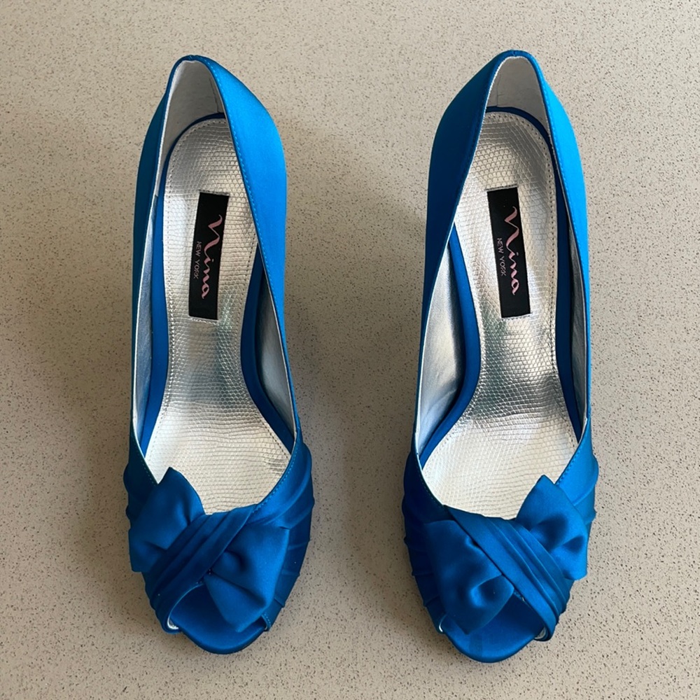 Nina Forbes Peep Toe Pumps